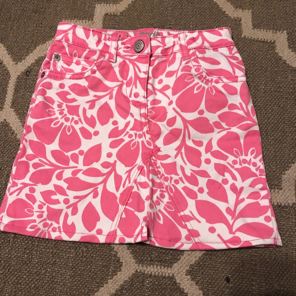 Gently used condition 4y mini Boden denim skirt